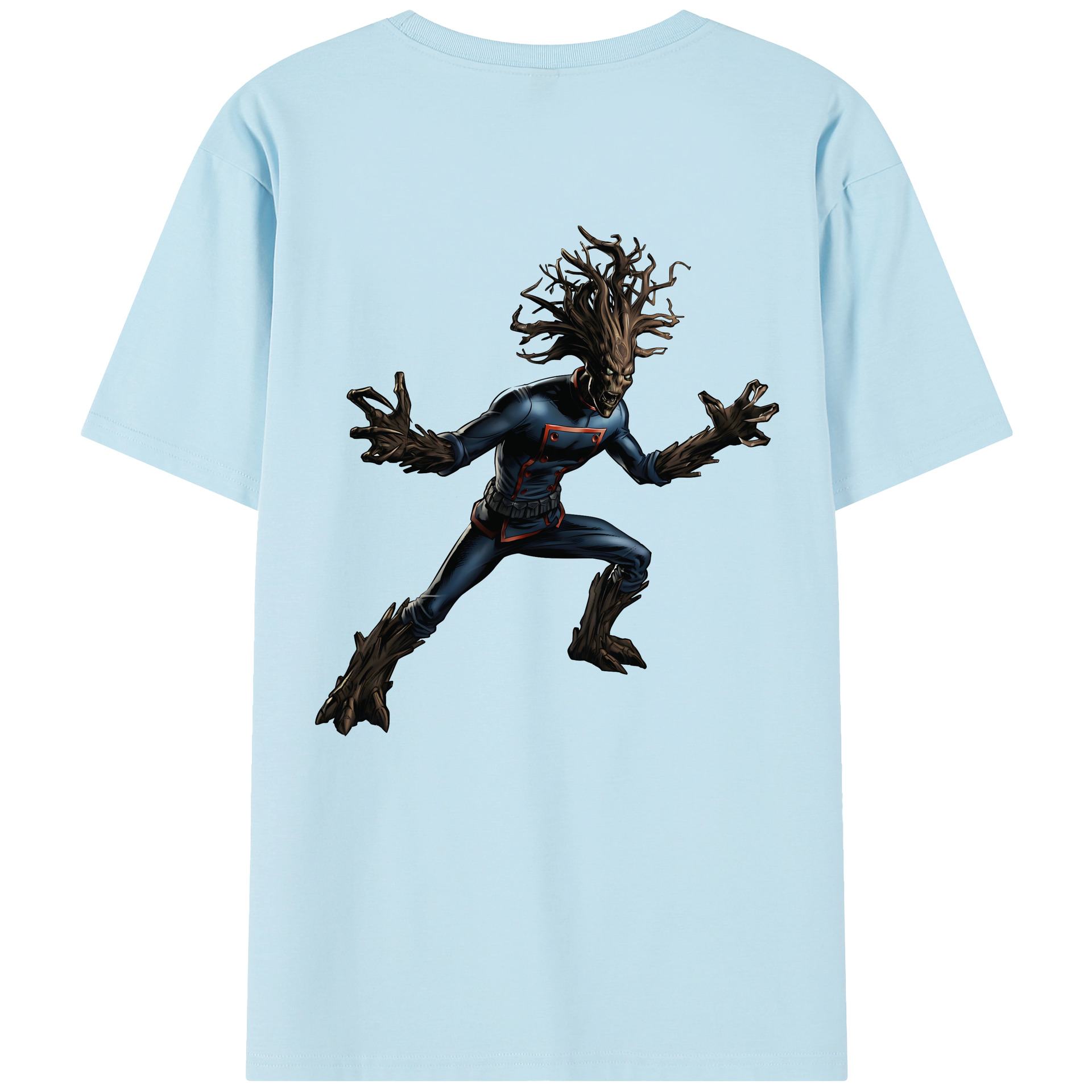 （画像用） アベンジャーズ The Avengers 綿100％半袖Tシャツ（背面プリント）